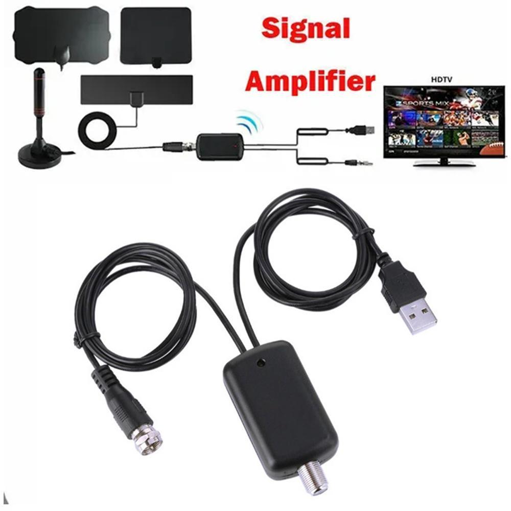 Antenna Amplifier 4K HDTV Amplifier Low Noise Signal Booster TV Antenna Digital HDTV Signal Amplifier