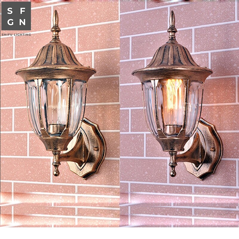 ledet utebelysning vegglys utelys med ledet balkonglys aluminium  e27 lampe