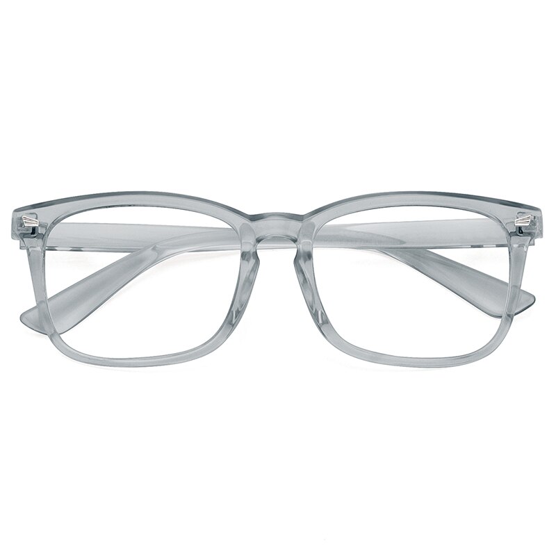 Blue Light Blocking Glasses, Anti Eye Strain Headache (Sleep Better),Computer Glasses UV400 Transparent Lens: C8 Gray Clear
