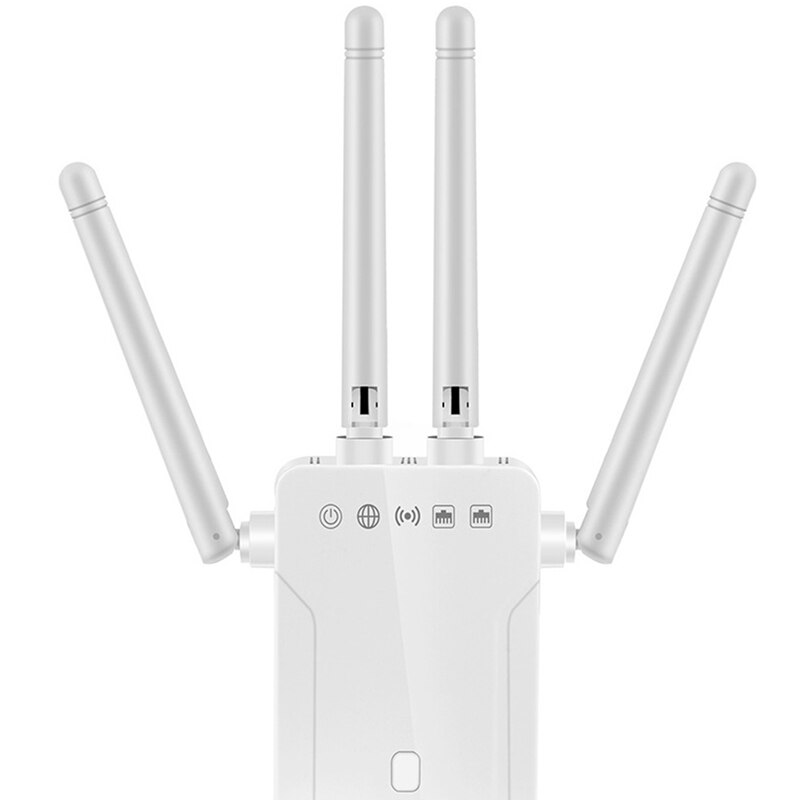 Wireless Extender WIFI Signal Amplifier 1200Mbps 5Ghz 2.4Ghz Dual-Band Extender Wireless AP Repeater,EU Plug