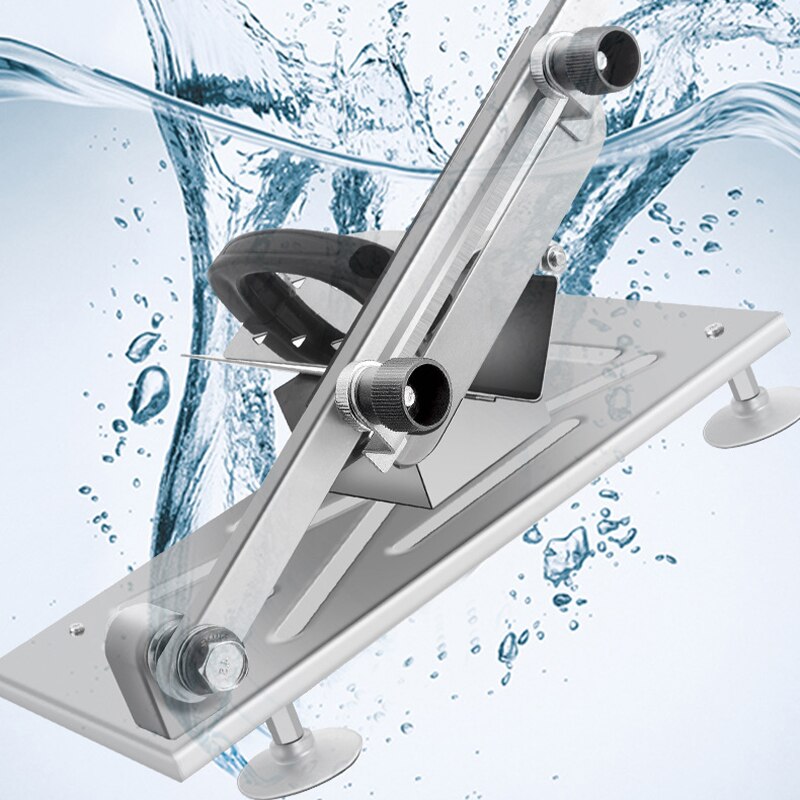 Cutter Slicing Machine Stainless Steel Spring Automatic Meat Nonslip Handle Easily Cut Frozen Meat Thickness Adjustable