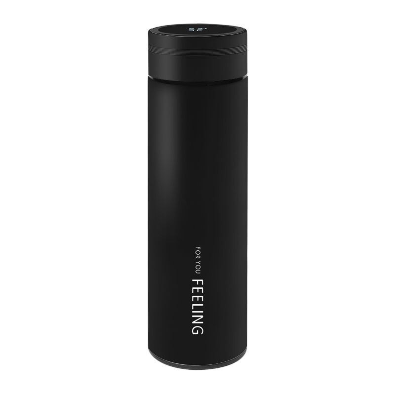 Termo portátil de acero inoxidable para hombres y mujeres, botella de agua del té de gran capacidad con pantalla inteligente y temperatura, 304