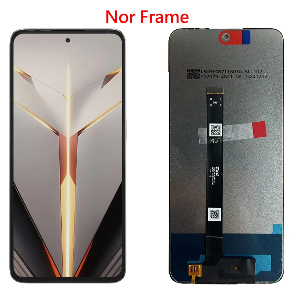 For ZTE nubia Neo 2 5G LCD Display Touch Screen Digitizer Assembly Replacement For ZTE nubia Neo2 5G Z2352N LCD: Linen