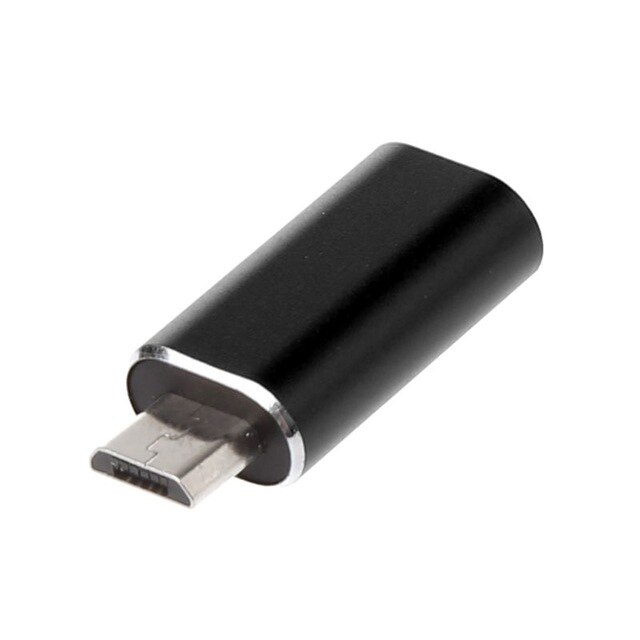 8Pin Lightning Kabel Naar Micro Usb Male Adapter Connector Voor Samsung Xiaomi Huawei Android Mobiel Tablet Pc: black