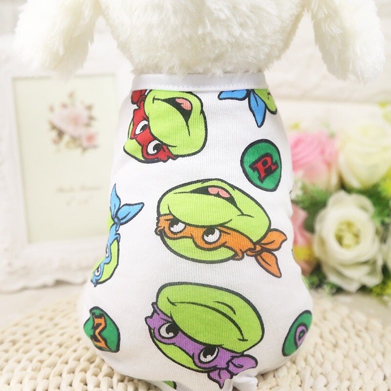 Camouflage Dog Clothes Mesh Clothing for Dogs Small Super Pet Outfits Cute Cartoon Spring Summer Yorkies Print Ropa Para Perro