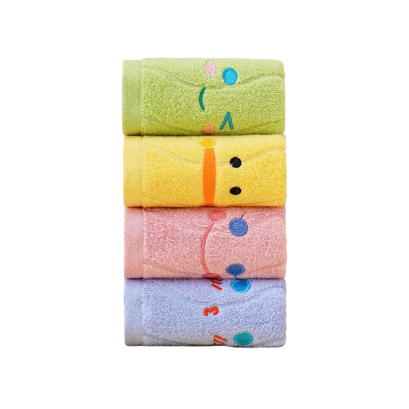 25 x 50cm søde håndklæder badehåndklæder ren bomuld af høj kvalitet husholdningshåndklæder absorberer vandfarve ansigtsvaskefibre børnehåndklæder