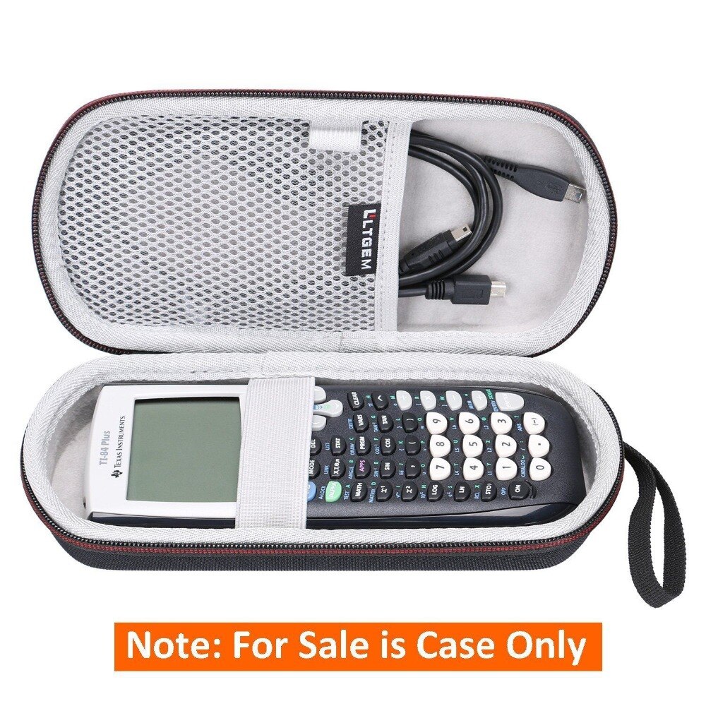 Ltgem eva viagem de armazenamento rígido levando caso protetor para texas instruments TI-84/89/83/plus/ce calculadora gráfica