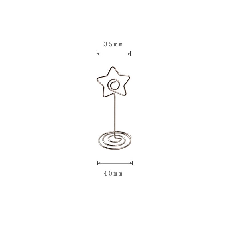 Mini Place Card Holder Photo Picture Holders Table Card Holders Office Desk Number Paper Menu Clips Wedding Party (1Pcs): Peacock circle / 85mm Gold