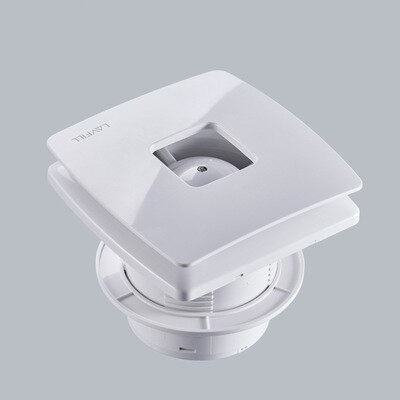 220V Ventilator Extractor Wall Mounted 4 Inch Exhaust Fan Low Noise Home Bathroom Kitchen Garage Air Vent Ventilation