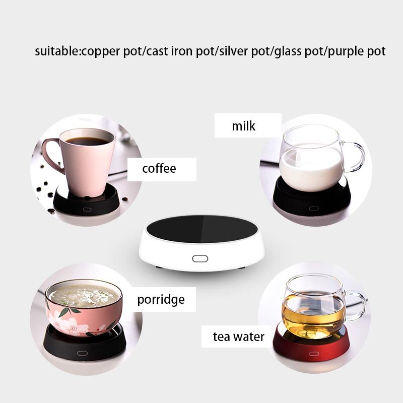 220V Electric Ceramic Stove Coffee Milk Juice Tea Heating Heater / Tea Ceremony Accessories Warmer Coaster Teapot Hold As