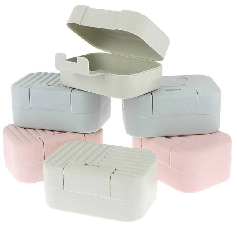 1pcs Outdoor Travel Soap Box Home Bathroom Accessories 2styles Waterproof Portable Soap Dish Bathroom Soap Holder