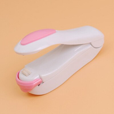 Mini Thermal Soldering Iron Portable Food Saver Plastic Vacuum Sealer Close Bag Heat Machine Manual for Packages Closure Clip: 01