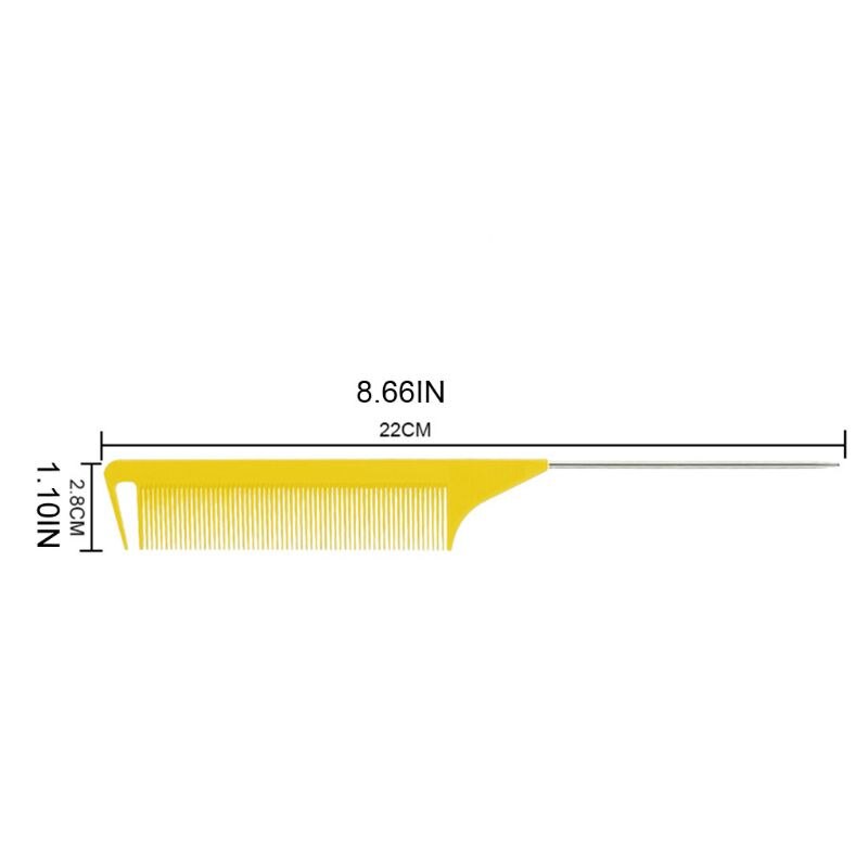 Hair Dye Comb One-way Weave Highlighting Foiling Sectioning Highlight Hairdressing Combs and Brand