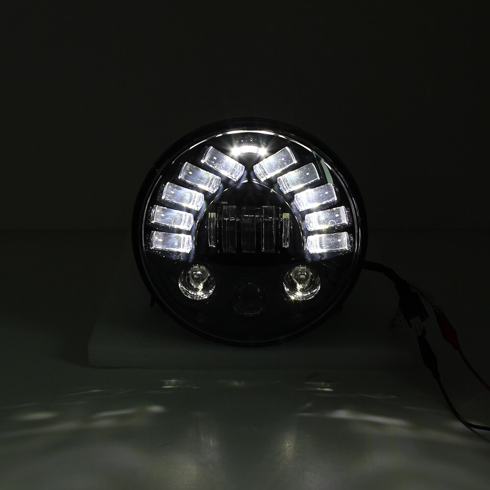 7 inch ronde superwitte led-koplamp voor davidson softail touring electra road king street glide