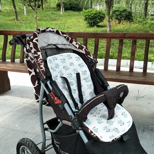 Nyfödd baby bil barnvagn sittdyna barn push bil vagn stol sittvagn mjuk madrass baby sittvagn dyna tillbehör: Liten räv