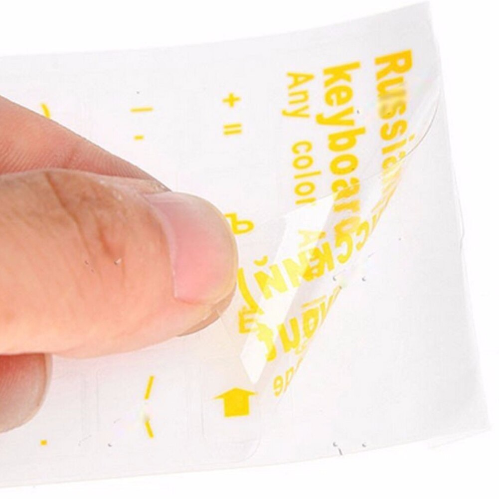 Multi-Color Keyboard Stocker Russian Soft Standard Transparent Keyboard +Layout Stickers Decoration