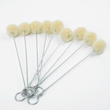 100PCS DIY Leathercraft Wool Leather Full Dye Dauber Finish Applicator Tools