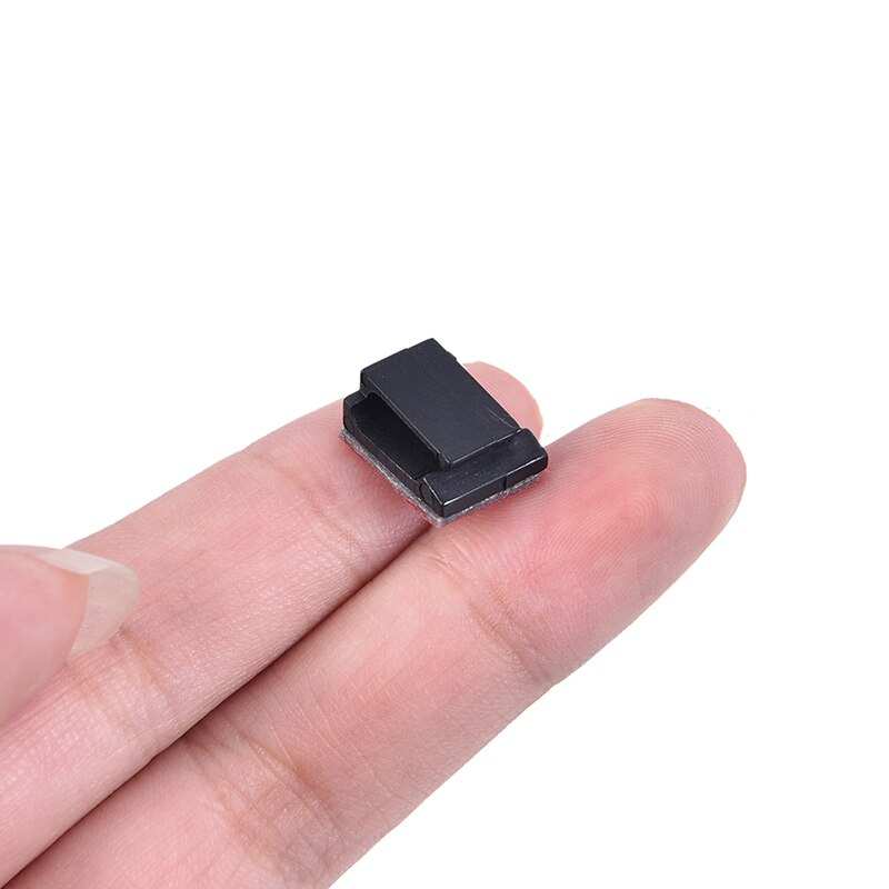10 stuks /30 stuks /50 stuks /set zelfklevende kabelbundelhouder en bevestigingsclips voor ledstrip