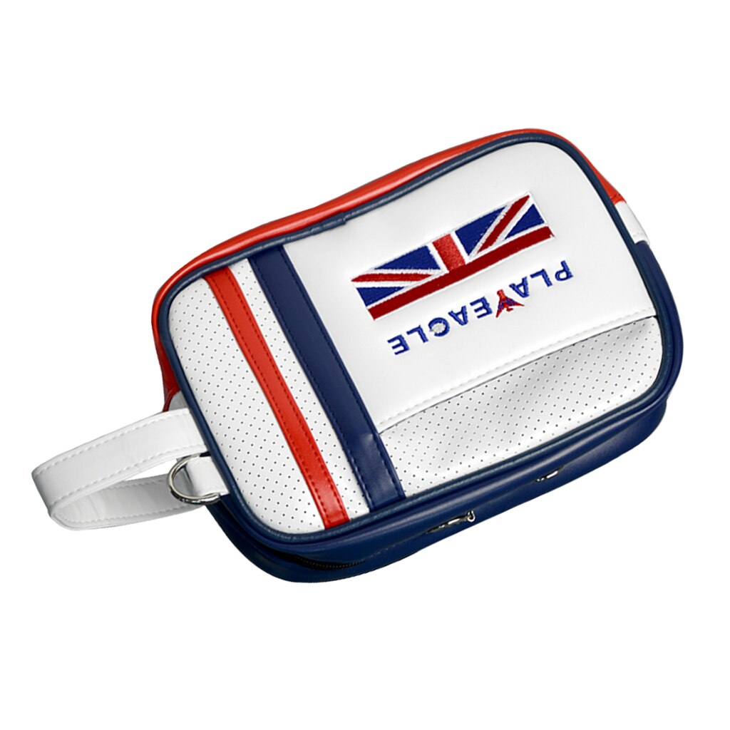 Golf Valuables Pouch Golfer Club Accessories Ball Markers Tees Holder Ditty Bag Zippered