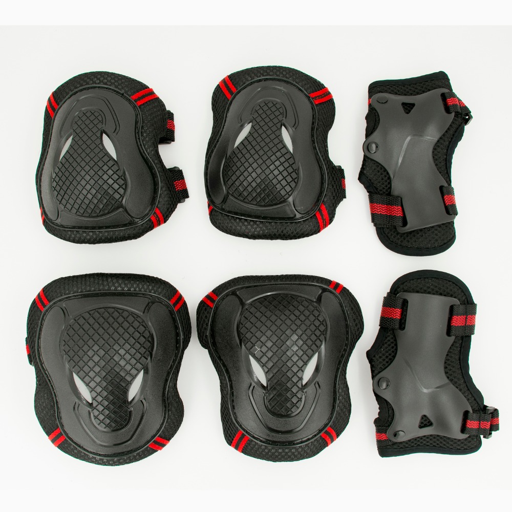 Clearance 6pcs/set Skating Protective Gear Set Elbow pads Bicycle Skateboard Ice Skate Roller Knee Protector For Adult Kids