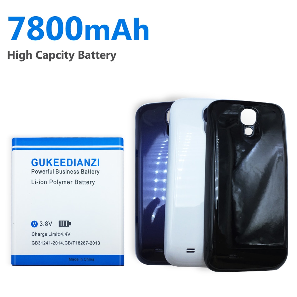 Gukeedianzi B600BE B600BC 7800 Mah Hoge Capaciteit Telefoon Vervang Batterij Voor Samsung Galaxy S4 Siv I9500 I9505 + Gratis Terug cover Case