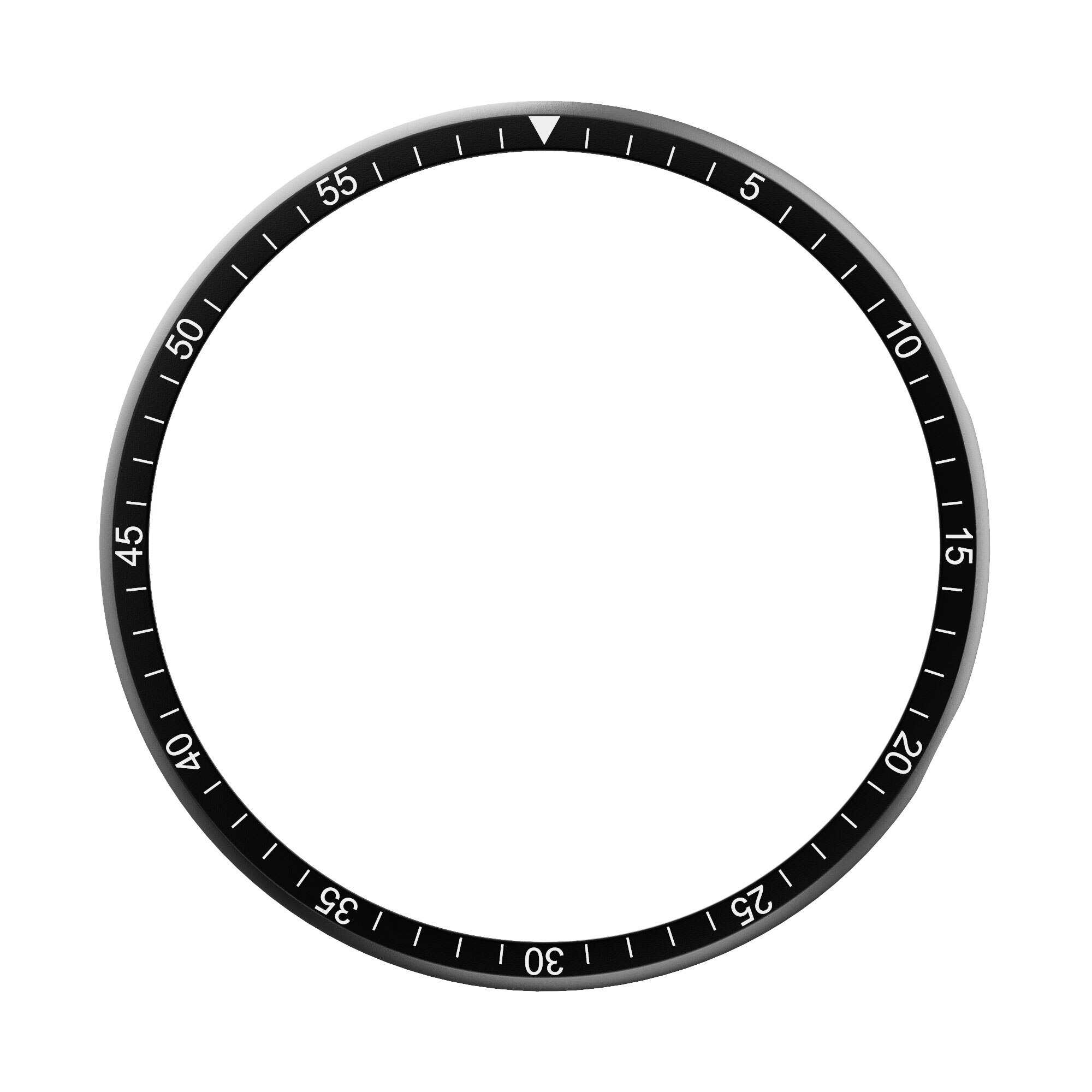 Cadre de la montre Samsung Galaxy active 2, en alliage d'aluminium, 40MM 44MM, bague métallique anti-rayures, accessoire de montre intelligente: Black / 44mm