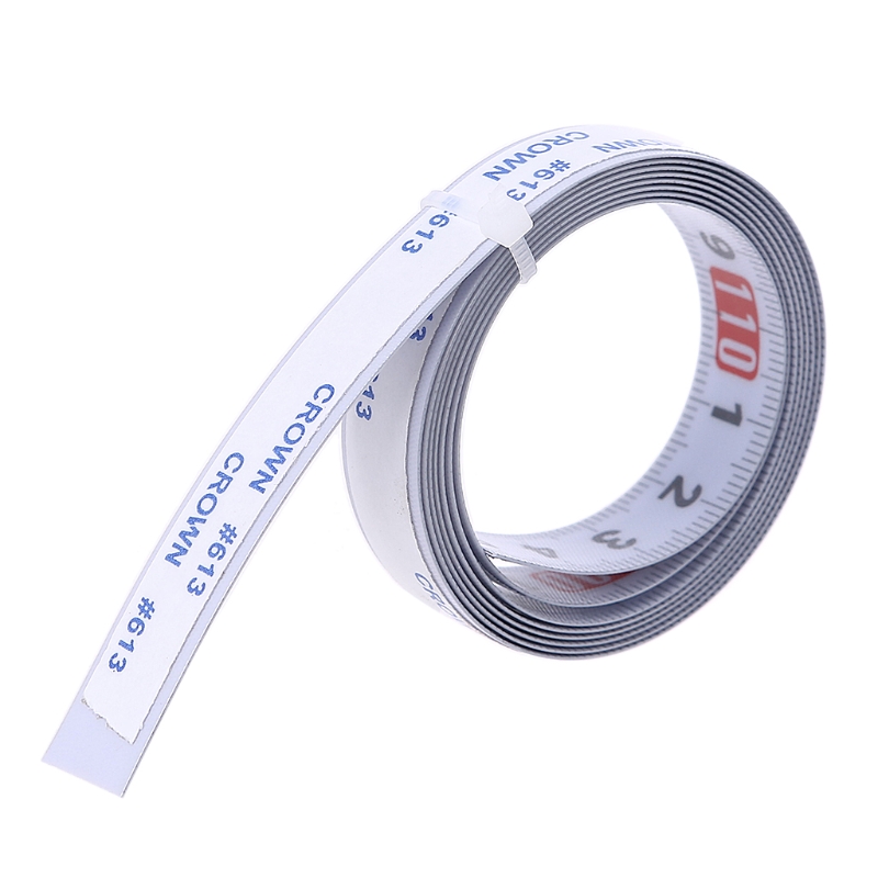 Stainless Steel Miter Track Tape Measure Self Adhesive Metric Scale Ruler T-track Router Table Saw Woodworking Tool
