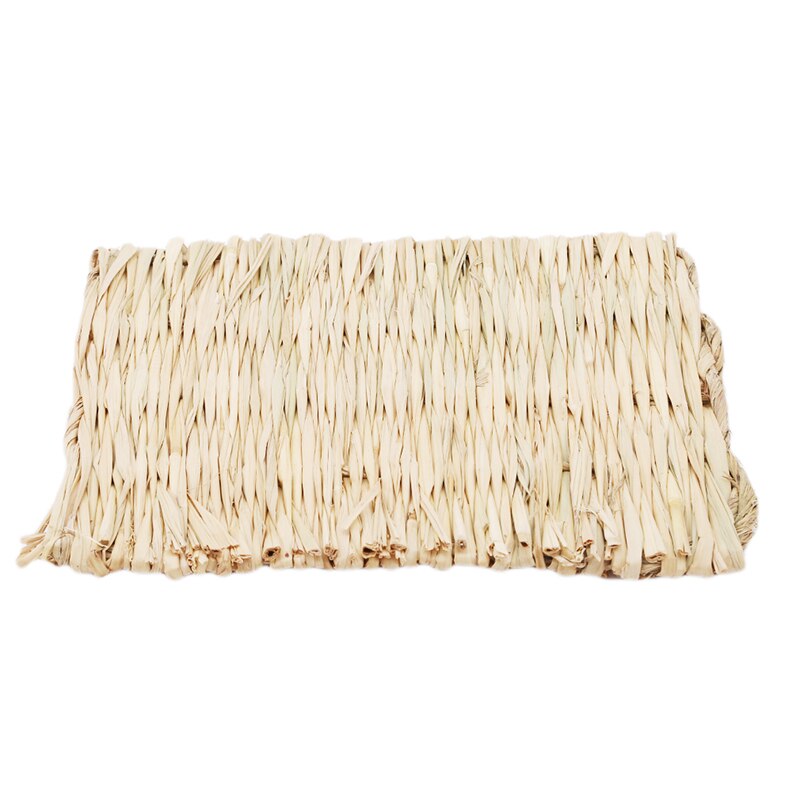 Kanin græs tyggemåtte små dyr hamster marsvin bur seng hus pude: 20 x 28 x 1cm