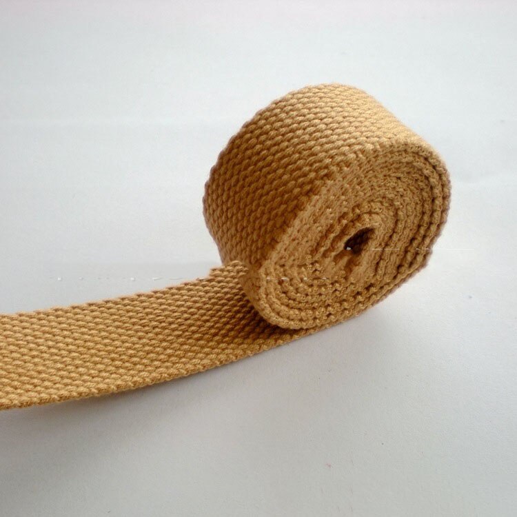 8Meter Meetee 25Mm Breedte Dikke 2Mm Katoen Lint Canvas Singels Tape Voor Tassen Riem Riem Naaien Kleding diy Ambachtelijke Accessoires: 8