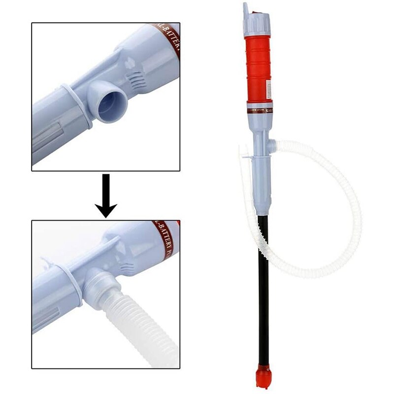 Liquid Transfer Pomp Batterij Aangedreven Draagbare Brandstof Sifon Pomp Met Flexibele Pipet Elektrische Liquid Transfer Pomp