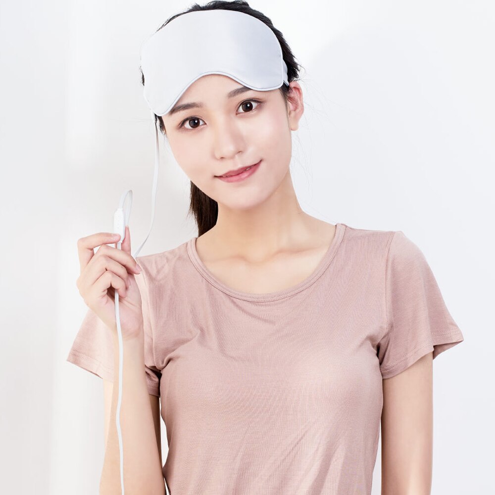 Oogmasker Verwarming Blinddoek Verwarming Comprimeren Sleep Eyeshade Eye Cover Eyepatch Gezichtsmasker Reizen Shield Slapen Aid