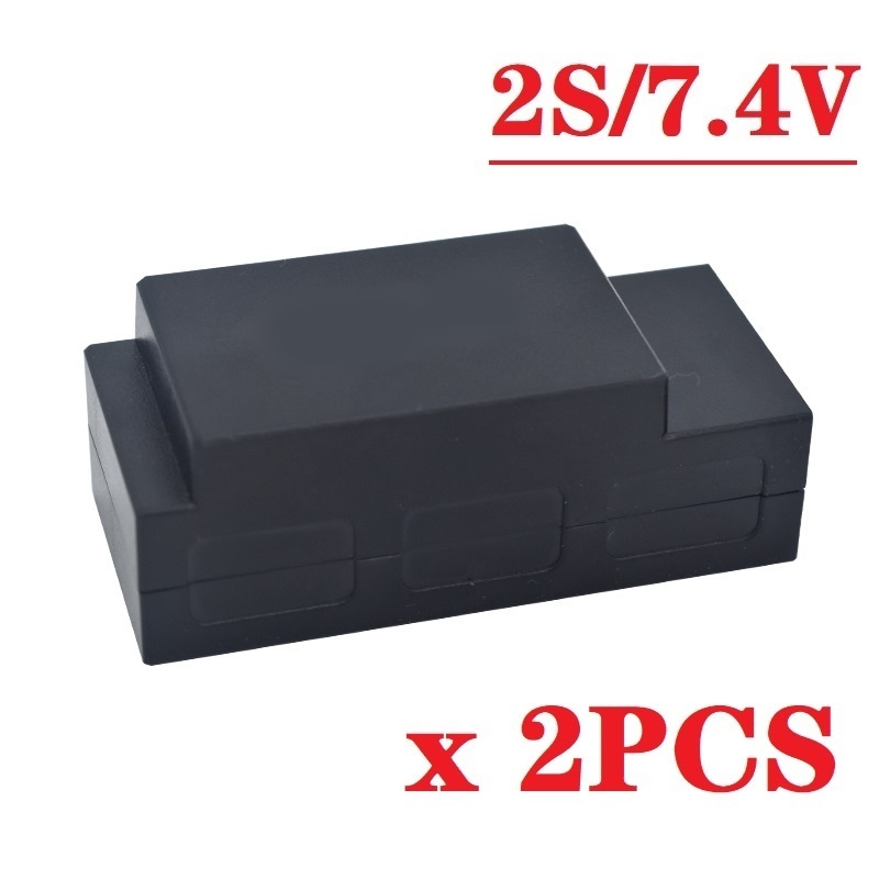 RC Voor MJX Hyper Go H16H H16E 16207 16208 16209 16210 1/16 RC Truck Batterij Oplader Set 2S 7.4V 1050mAh Lipo batterij: YELLOW
