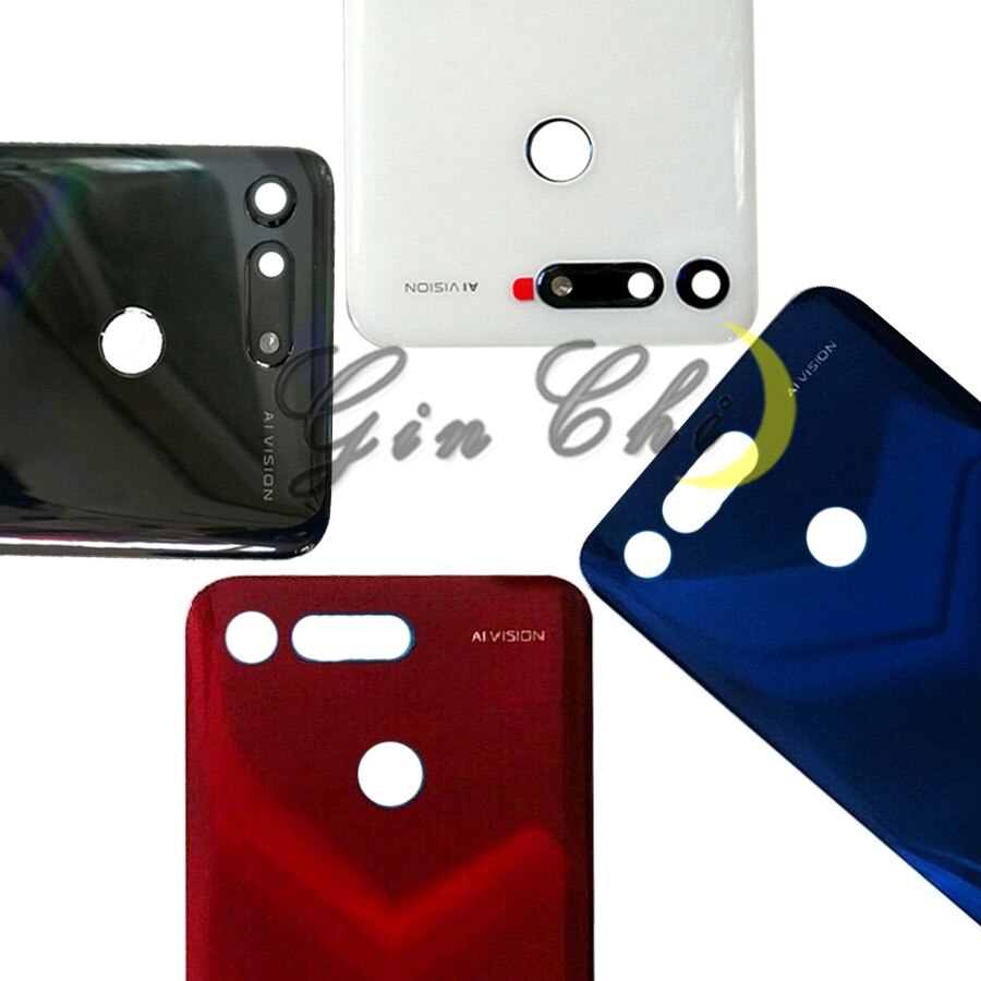 Para huawei honor v20 bateria capa porta traseira peças de reposição para huawei honor vista 20 capa traseira caso PCT-AL10