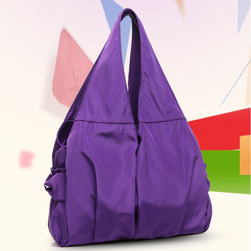 Style Woman's Bag, Single-shoulder, Hand-held Messenger Bag, Waterproof Nylon Bag, High-capacity