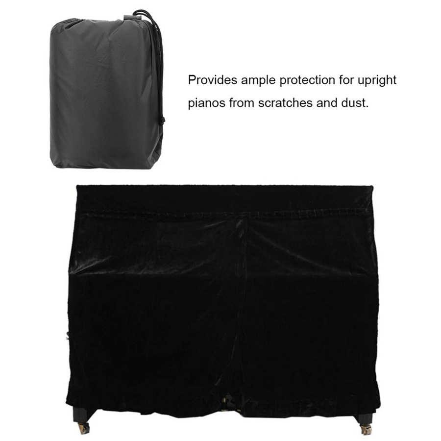 Waterproof Outdoor Bike Motorcycle Cover Piano Cover Motorbike UV Protector Rain Dust Soft Polyester Foldable 153 x35 x110cm