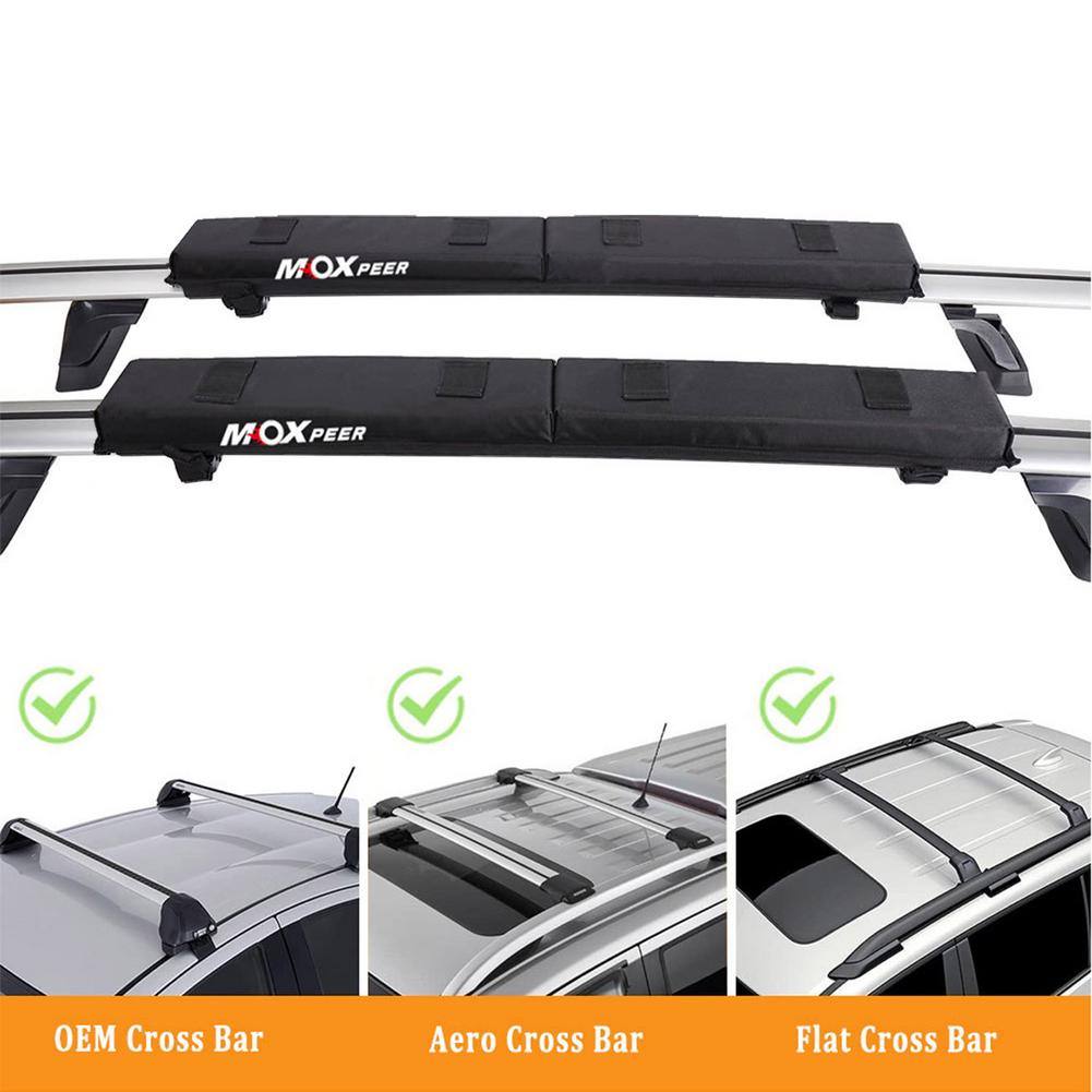 Universal Car Roof Rack Cross Bar Soft Roof Bar Space Saving Easy To Install Luggage Frame Suitable For Cars With Roof Beams
