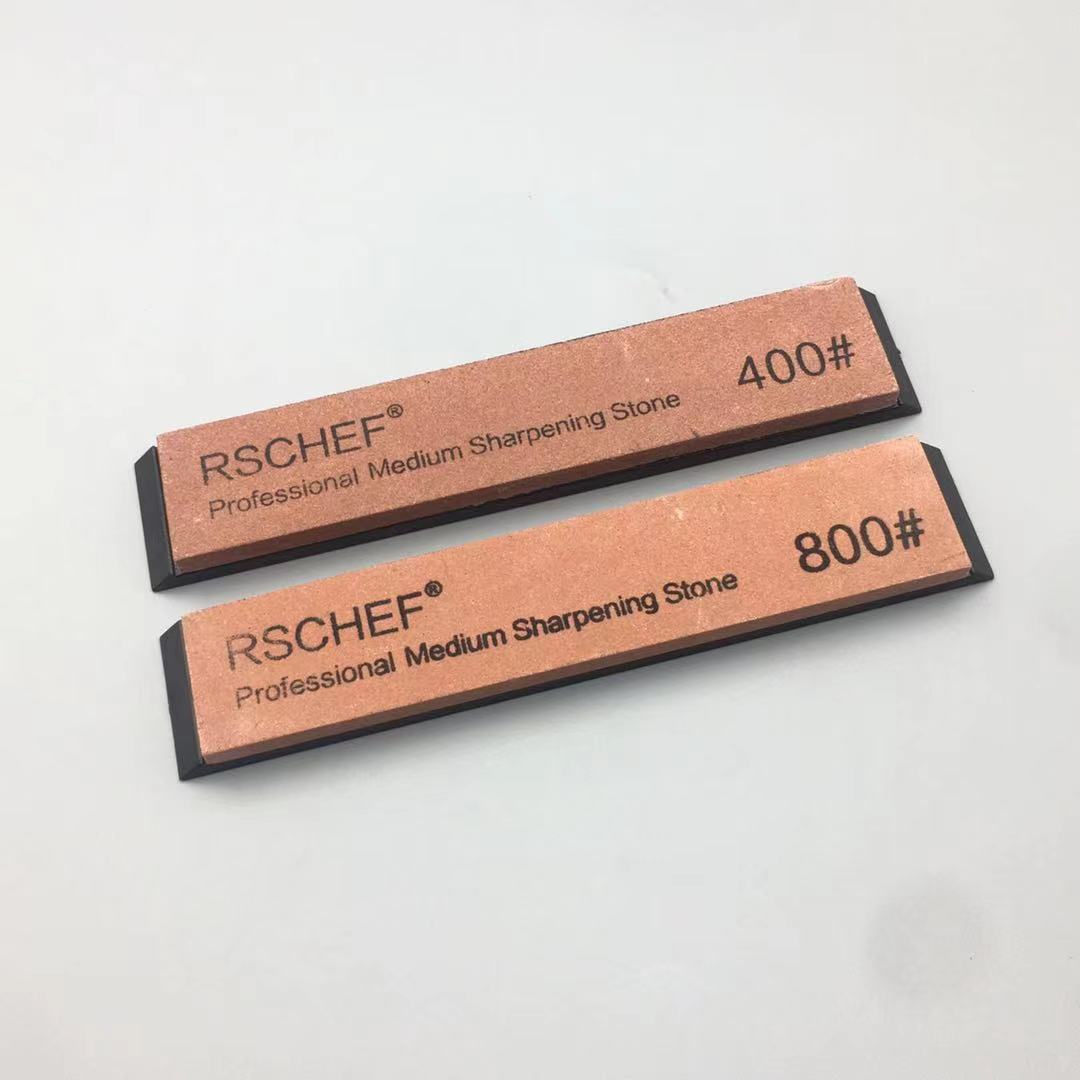 2Pcs Knife Sharpener Sharpening Stone Big Size Whetstone Sharpening System 120-3000# FIxed Angle Sharpeners Water: 400-800