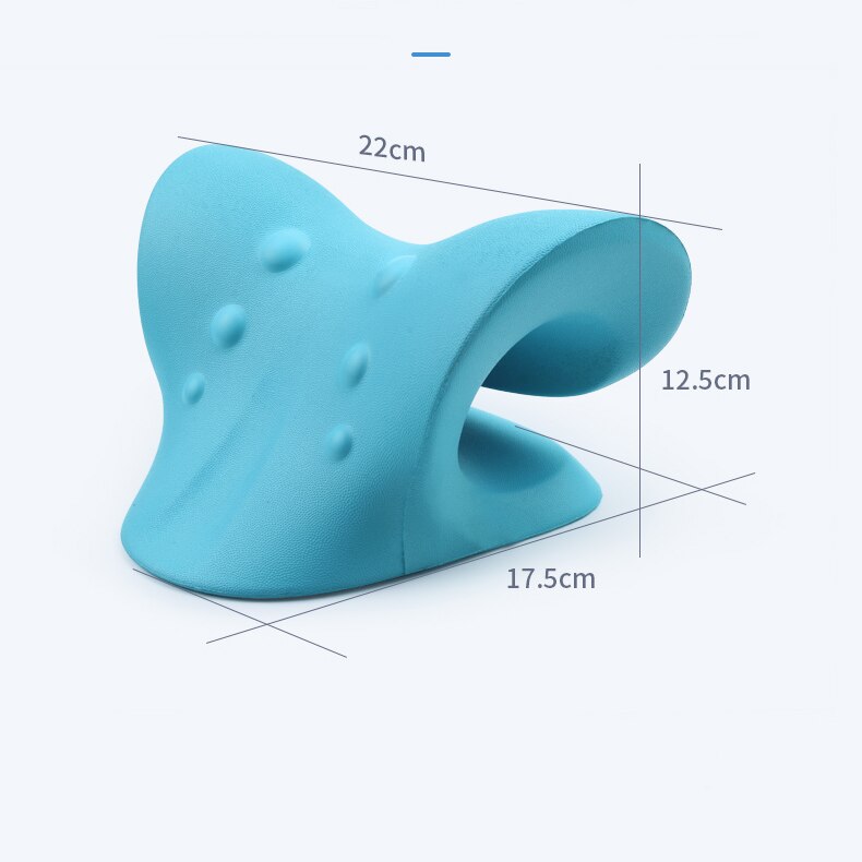 Aqumotic V-hals Kussen Schildpad Repair De Cervicale Wervelkolom Elasticiteit Comfortabele Foam Blauw Hoge Hals Ondersteuning Kussens Soft