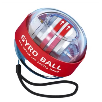 Gyroball Powerball ejercitador de antebrazo equipo de Fitness muscular giroscopio Power Ball giroscopio refuerzo de muñeca entrenador ejercicio de mano: Rojo