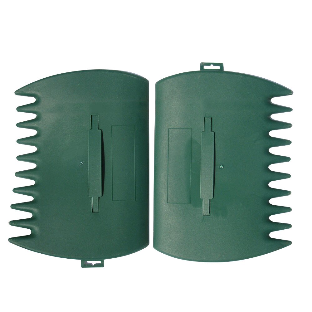 2Pcs Leaf Fall Veegmachine Plastic Prullenbak Hark Blad Klauw Puin Verzamelaars Voor Tuin Achtertuin Gazon Tuin: Default Title
