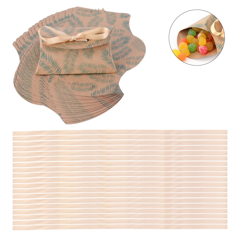 20 Sets Printed Adorable Lovely Boxes Box Party Supplies Wrapping Case