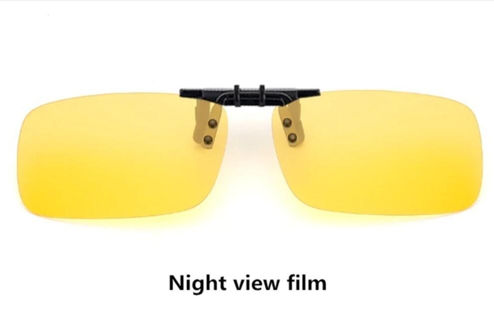 UV400 Lens Clips On Sun Glasses Driving Night Vision Lens Sun Glasses Cool Polarized Mirrored Male Anti-UVA For Men Women Descr: 06