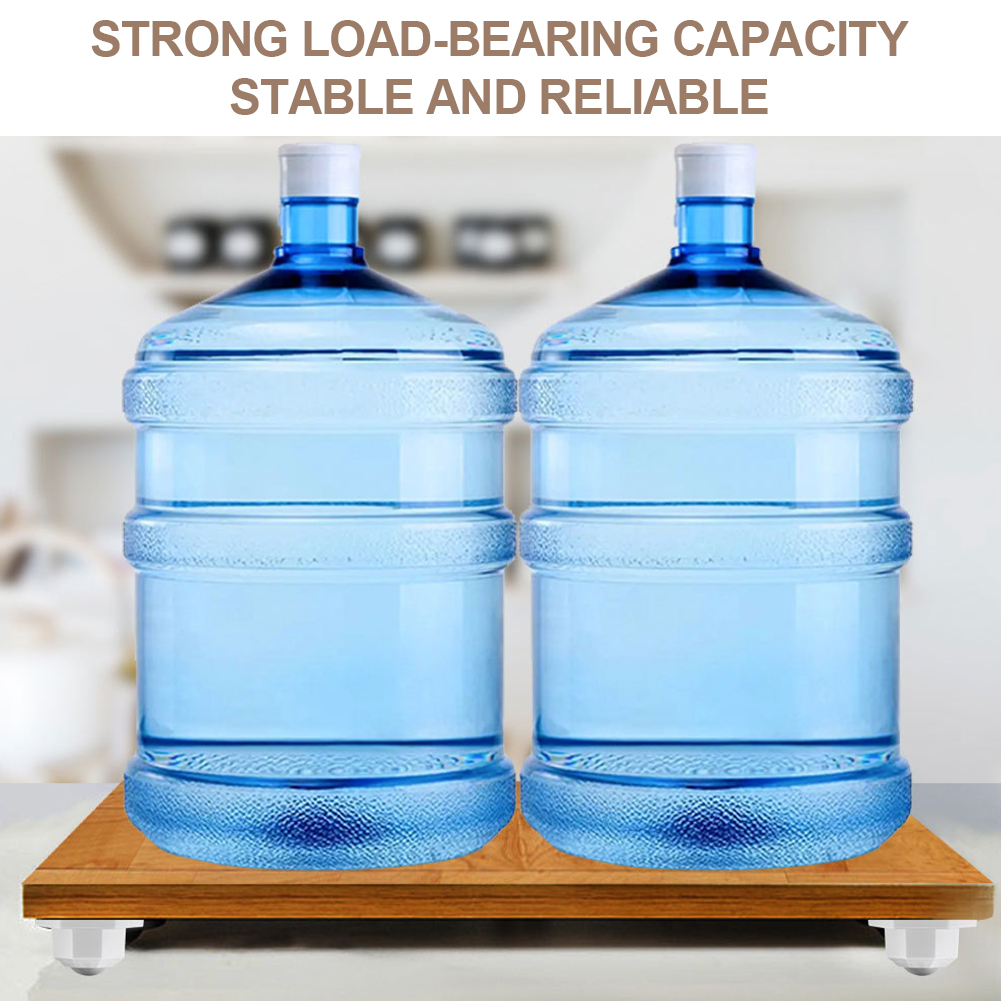 4pcs Moving Roller Kit Self Adhesive Mini Caster Wheels 360 Degree Rotation Universal for Trash Can Storage Box Small Furniture