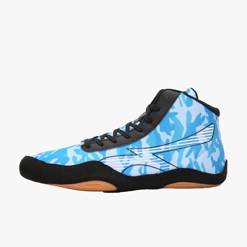 Profesjonalne męskie buty zapaśnicze lekkoatletyka boks Sneaker trening siłownia sportowe buty do zapaśnictwa boks podnoszenie ciężarów Boot Sanda: blue / 4