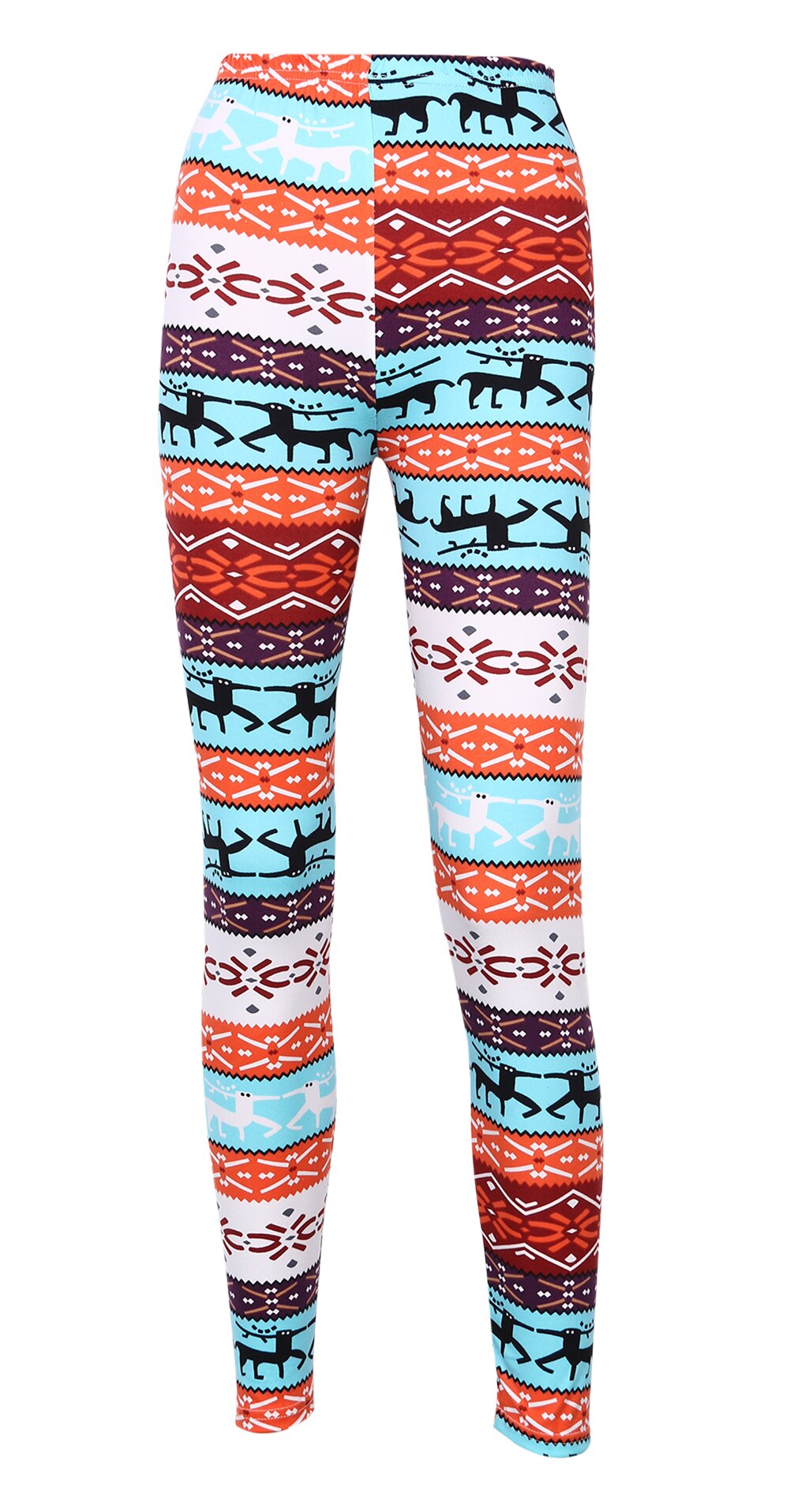 Schneeflocke Dünne Gestrickte lässig Hohe Taille Baumwolle Sport Lauf Hosen Ein Stück Warme Frauen Kleidung Winter Polyester: 8