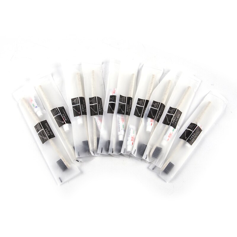 5/10sets Hotel Clean Disposable Toothbrush Toothpaste Wash Gargle Suit For Travel Camping Manual Toothbrush Oral Hygiene Sets: BG2