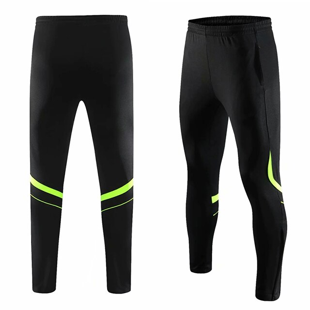 Polyester Running Sport Broek Mannen Zomer Losse Plus Size Broek Jogging Fitness Voetbal Basketbal Atletiek Broek: black green / 5XL