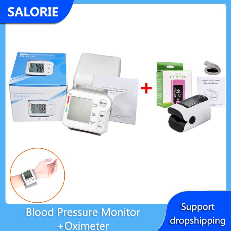 Vingertop Pulse Oximeter Verzadiging Pulsioximetro Bloed Zuurstof Hartslagmeter Digitale Bloeddrukmeter Gezondheidszorg