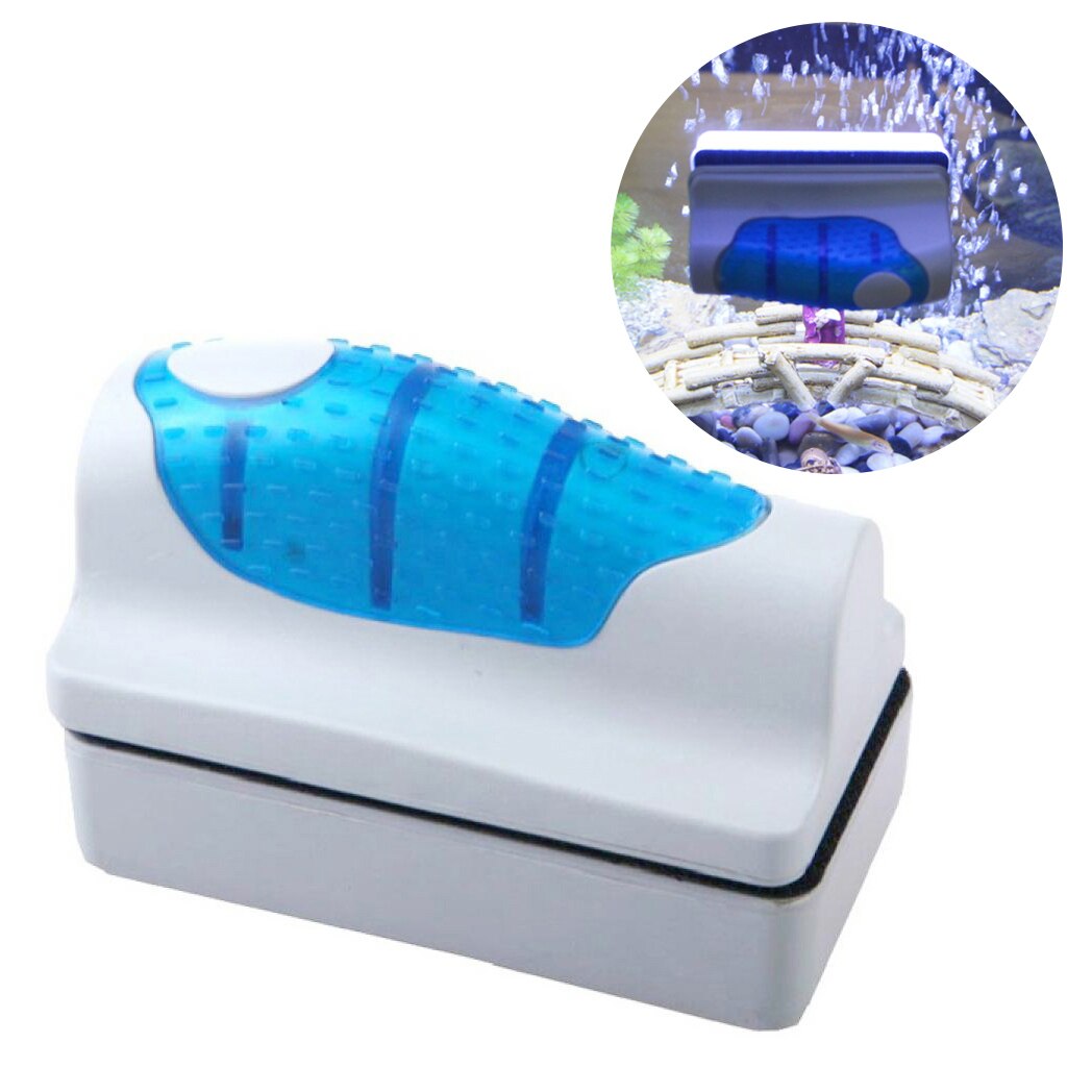 Aquarium Aquarium Magnetische Borstels cleaner Drijvende Clean Glas Venster Algen Schraper Cleaner Brush Accessoires gereedschap