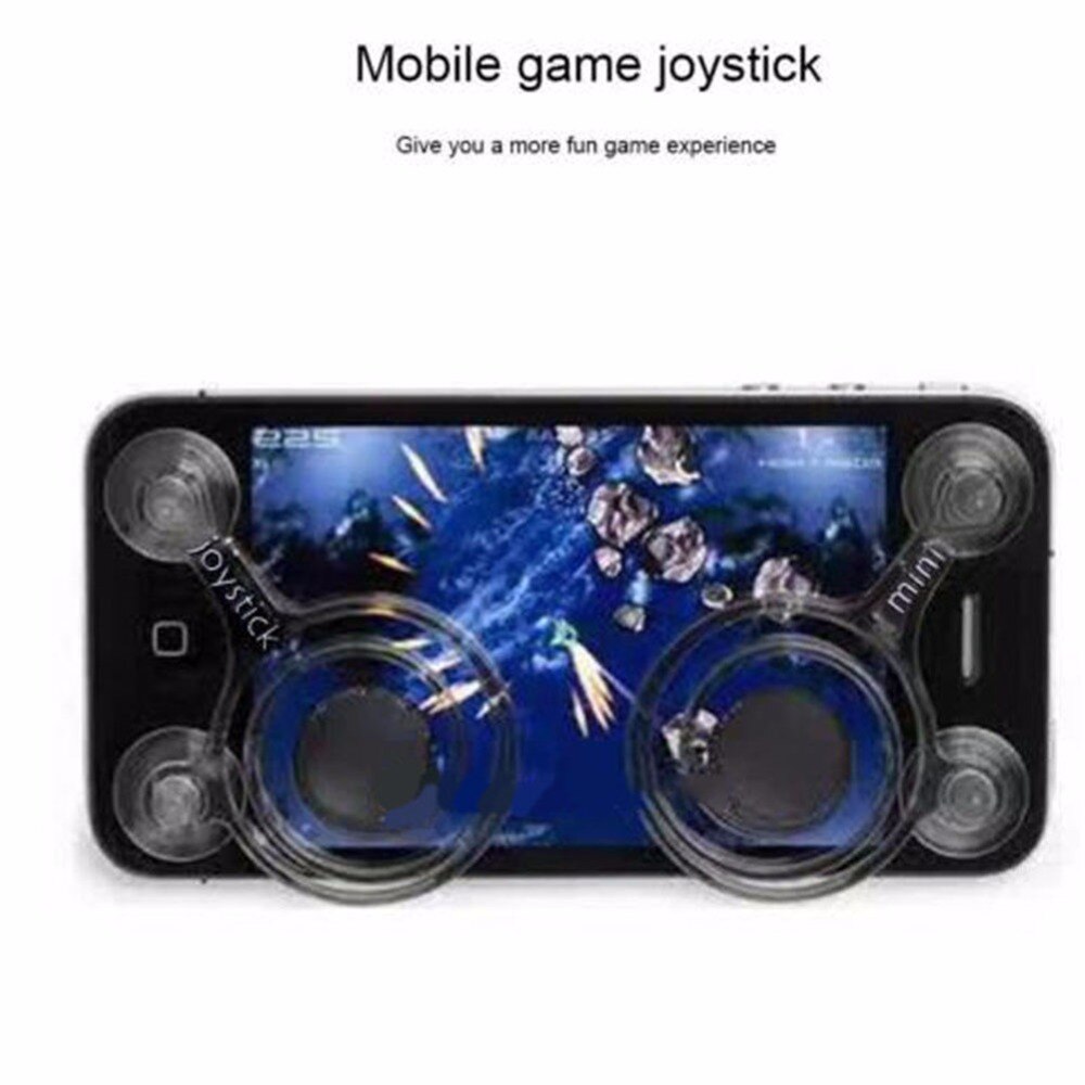 Mini Joystick de juego móvil para teléfono inteligente, juego de ventosa, controlador de Stick para pantalla táctil del teléfono móvil, videojuegos